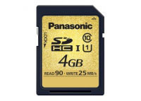Panasonic 4GB SDHC (RP-SDU04GE1K)